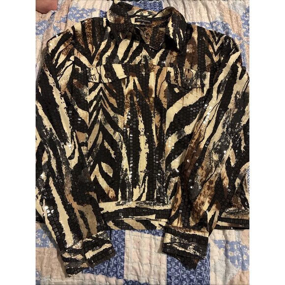Notations Jackets & Blazers - Notations Animal print Jacket